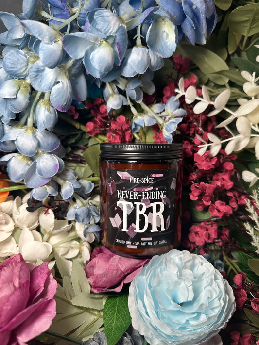 Never-Ending TBR Candle