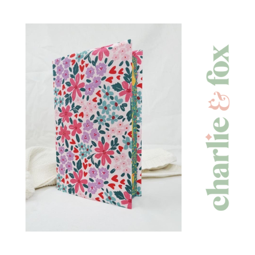 Dust Jacket - Pink Floral - Charlie & Fox Co